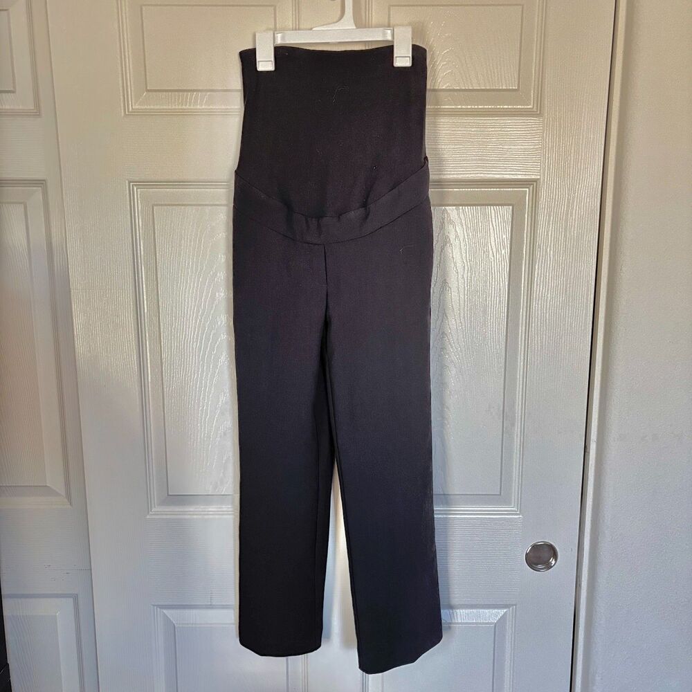 H&M: MAMA Black Maternity Over-Belly Pull-On Pants Size XS - Excellent Condition